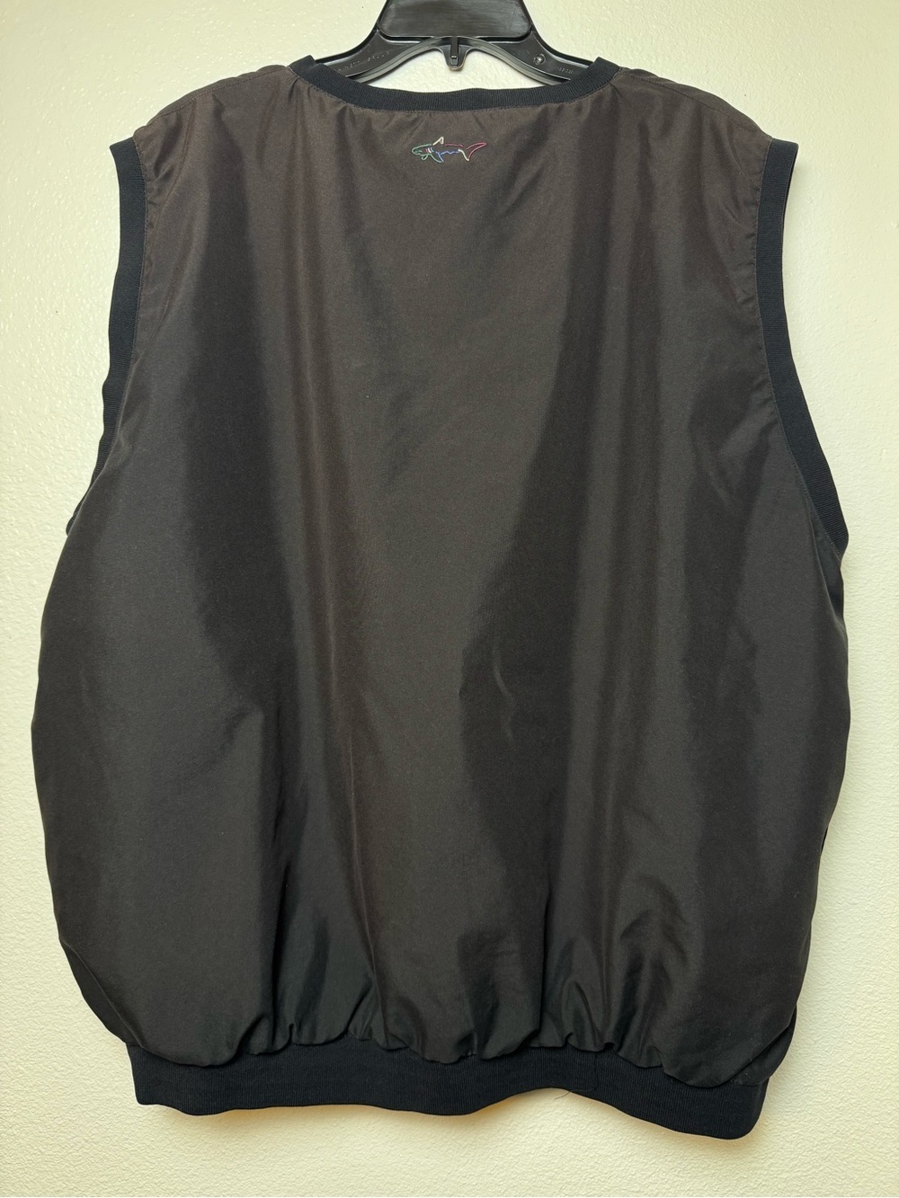 Greg Norman Black V-Neck Windshirt Vest XL - Picture 3 of 8